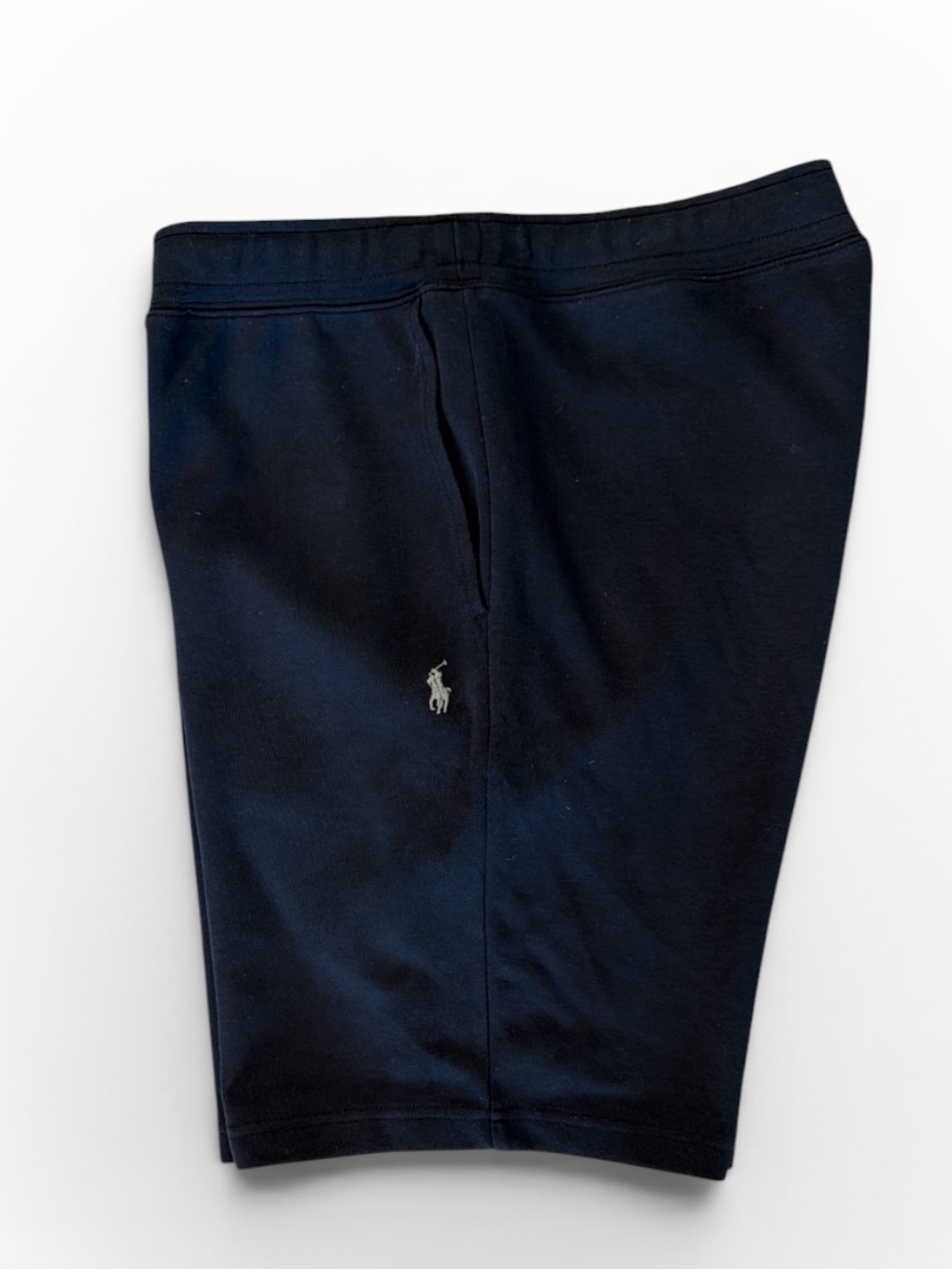 Polo Ralph Lauren Men's Navy Double Knit Gray Pony Shorts (XL)